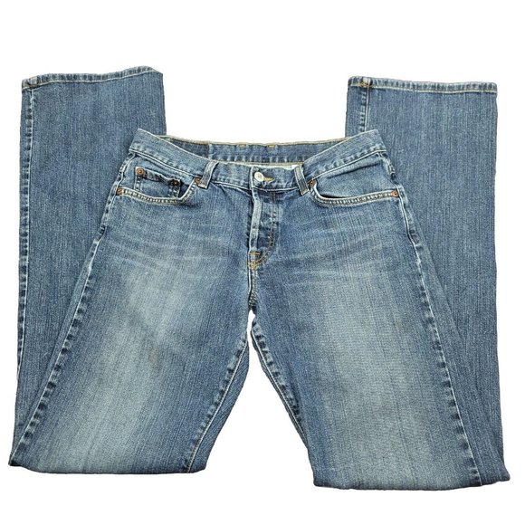 LUCKY BRAND Womens 8 / 29 Jeans Button Fly Flare Leg Medium‎ Wash Ladies - Picture 1 of 10